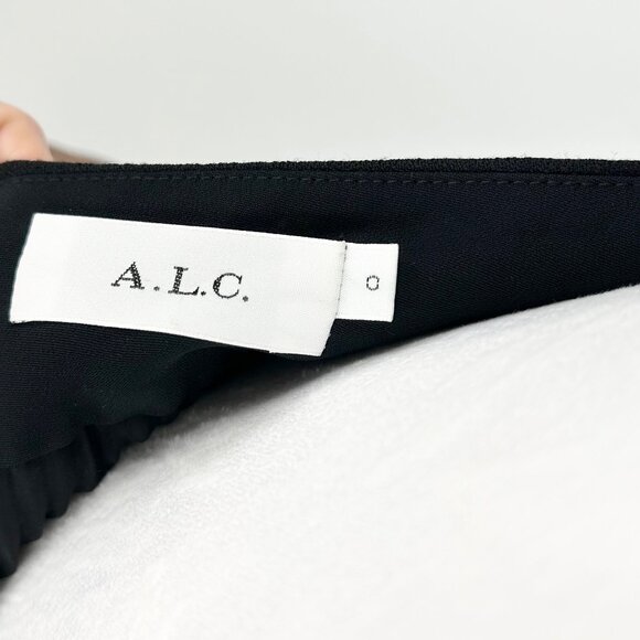 A.L.C. Alba Metallic Pleated Midi Dress - Picture 10 of 13